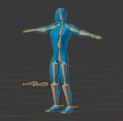 Modèle 3D du personnage
