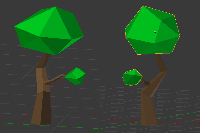 Modèle 3D d'un arbre